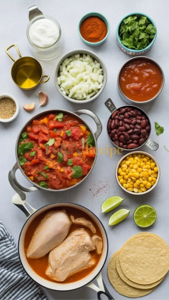 BJ's Chicken Tortilla Soup ingredients