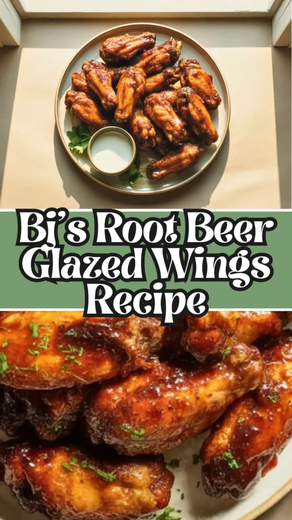 Bj's Root Beer Glazed Wings
