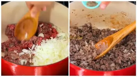 Build the Meat Sauce