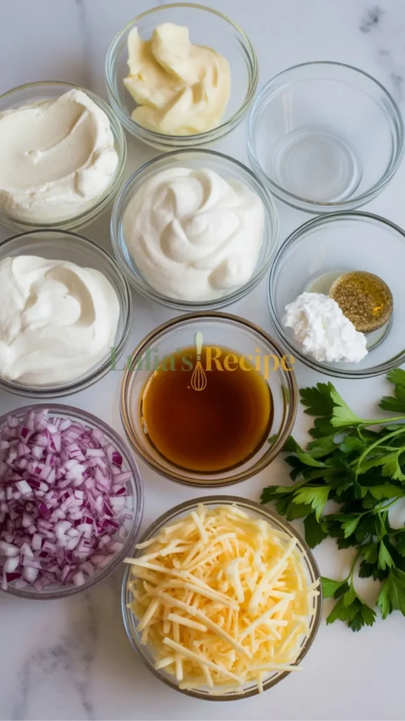 Chad’s Smoked Gouda Dip Recipe Ingredients