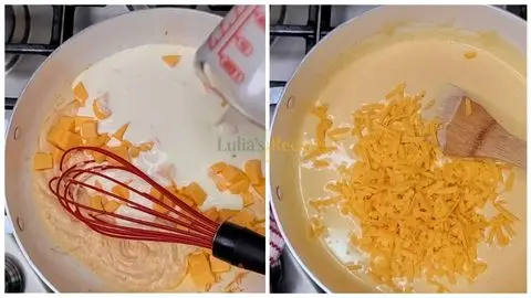 Combine Pasta and Sauce