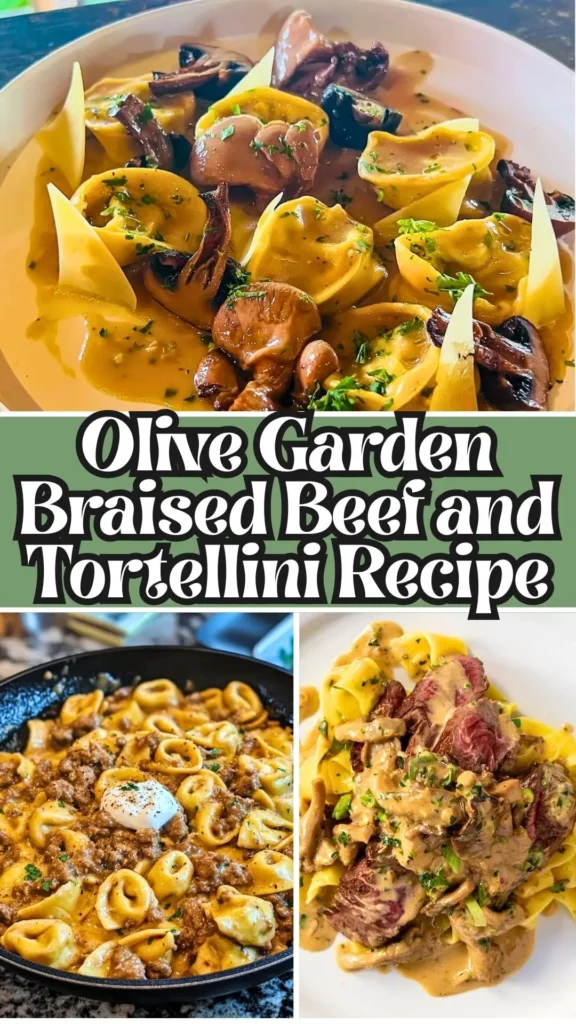 Copycat Olive Garden Braised Beef and Tortellini Recipe