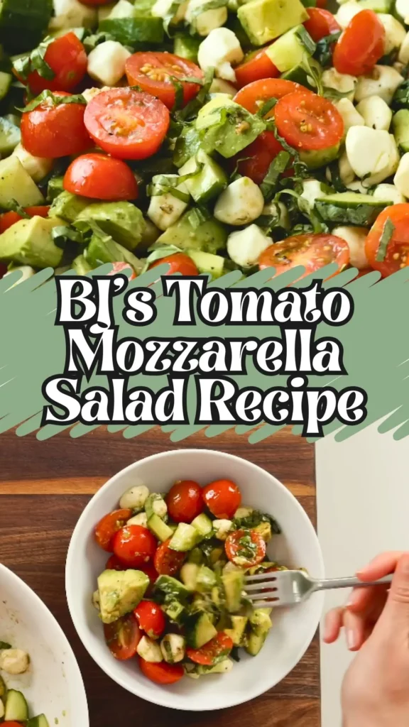Delicious BJ's Tomato Mozzarella Salad