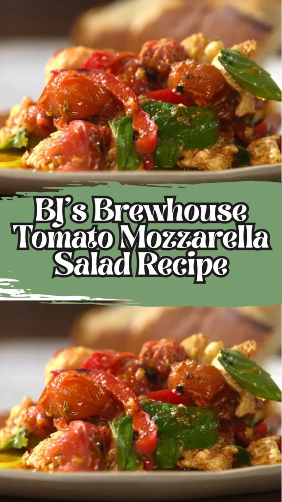 Enjoy this BJ's Brewhouse Tomato Mozzarella Salad