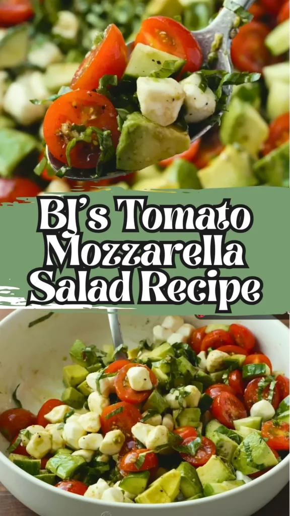 Enjoy this BJ's Tomato Mozzarella Salad