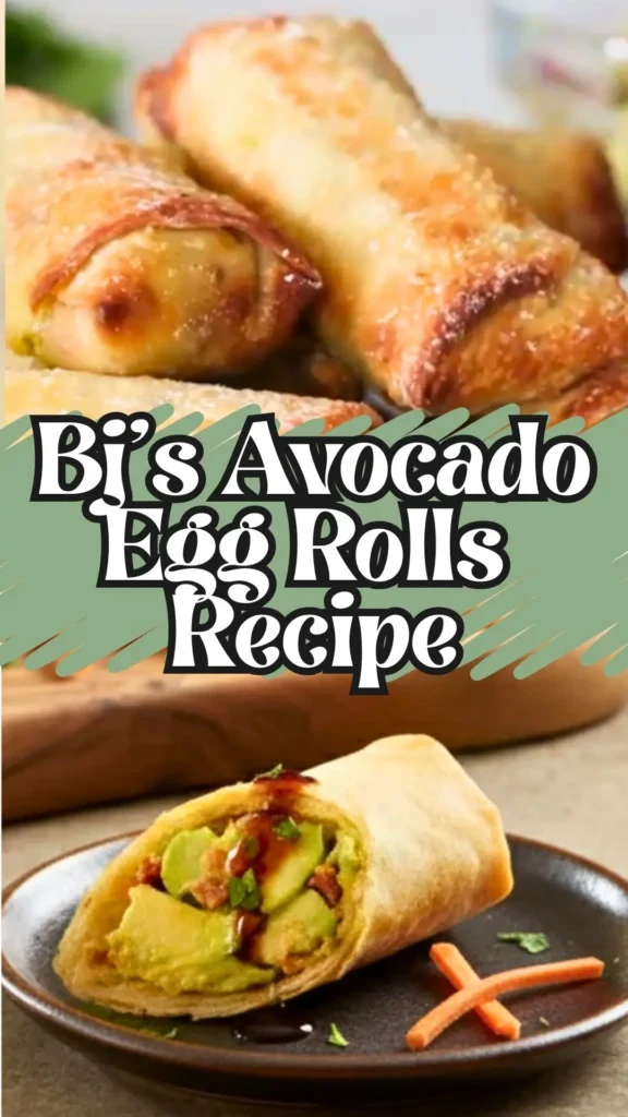 Enjoy this Bj's Avocado Egg Rolls