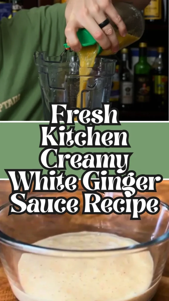 Fresh Kitchen Creamy White Ginger Sauce