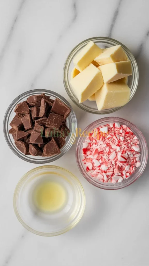 Joanna Gaines Peppermint Bark Recipe ingredients