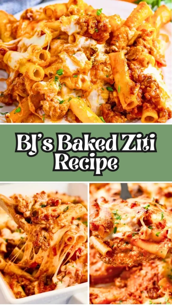 Recipe for BJ’s Baked Ziti
