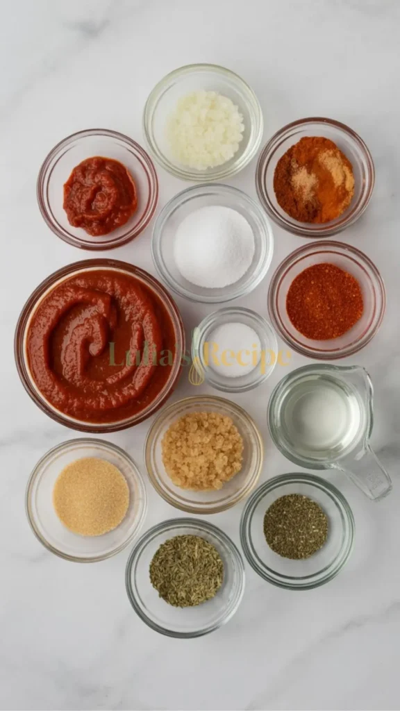 Round Table Pizza Sauce Recipe ingredients