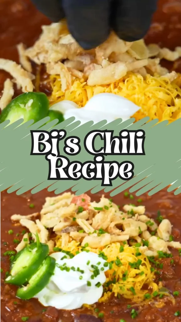 Enjoy this Bj's Chili