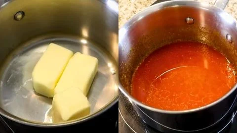 Chill the Coated Chicken & Make the Hooters-Style Wing Sauce