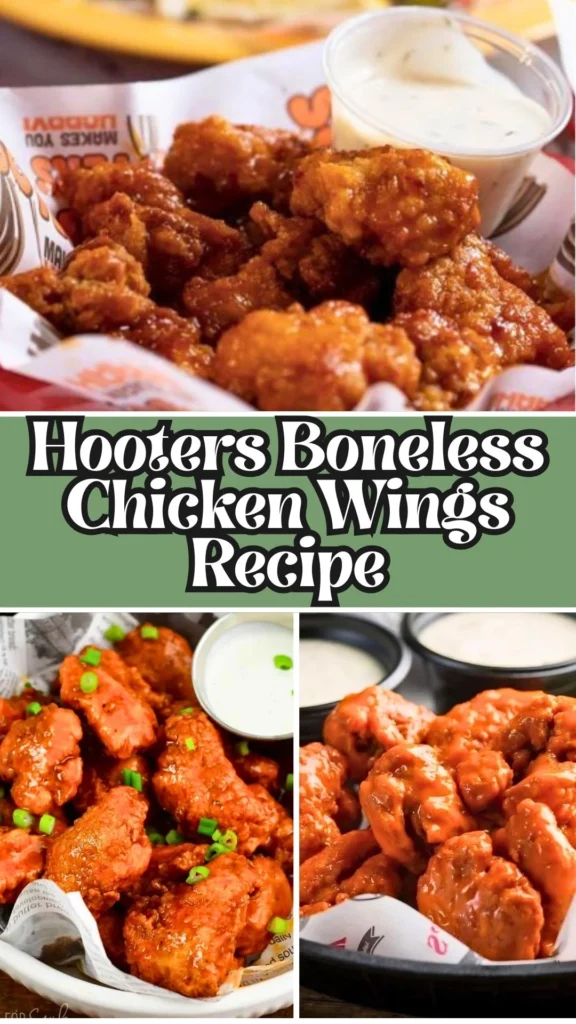 Delicious Hooters Boneless Chicken Wings