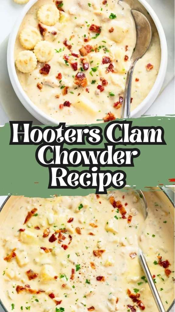 Delicious Hooters Clam Chowder