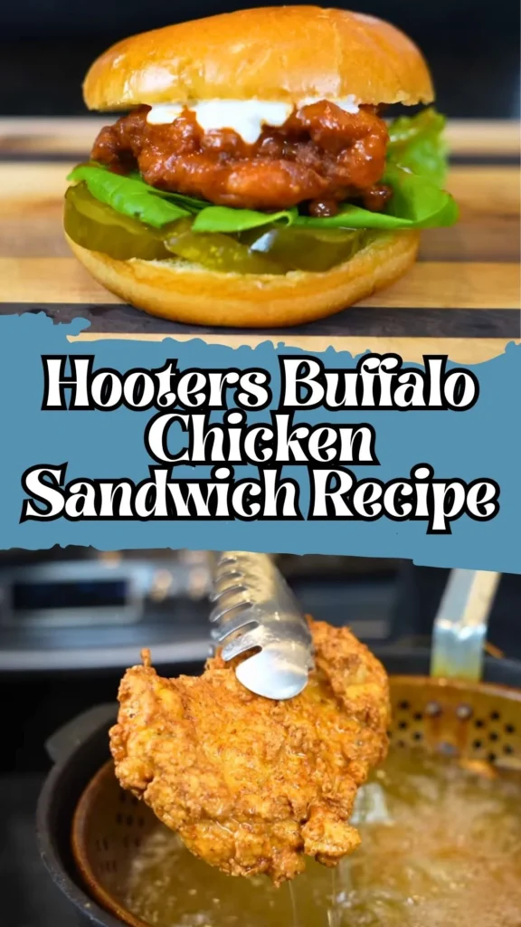 Enjoy this Hooters Buffalo Chicken Sandwich