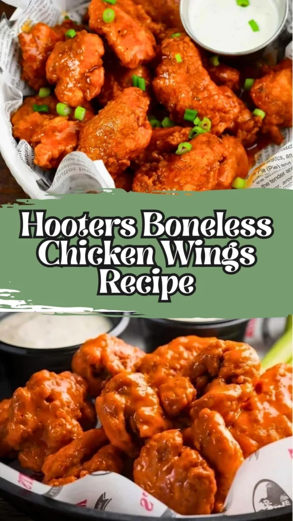 Homemade Hooters Boneless Chicken Wings
