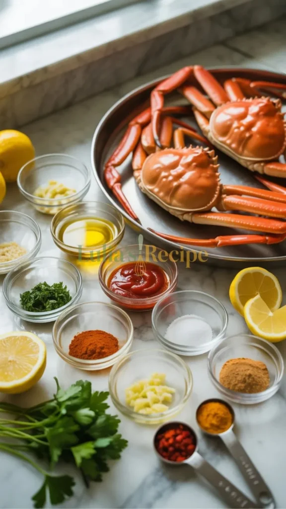 Hooters Crab Legs Recipe Ingredients