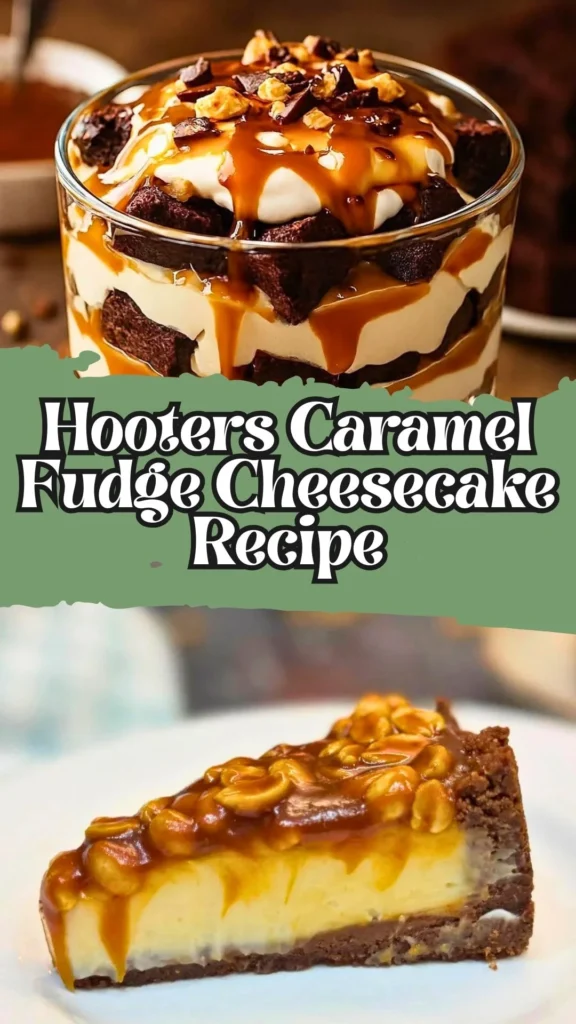 How to make Hooters Caramel Fudge Cheesecake