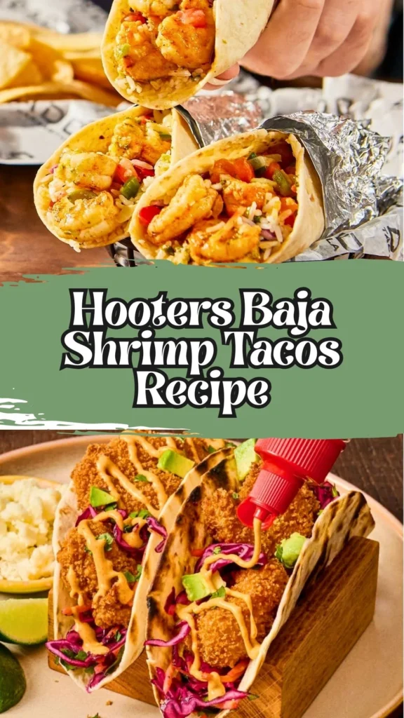 Delicious Hooters Baja Shrimp Tacos