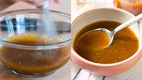 Mix and Emulsify the Dressing