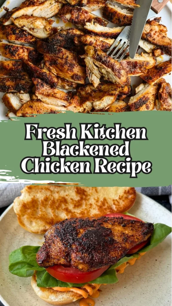 Recipe for Fresh Kitchen Blackened Chicken