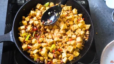 Sauté the Vegetables & Mushrooms