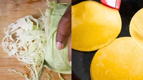 Shred the Cabbage & Prepare the Tortillas