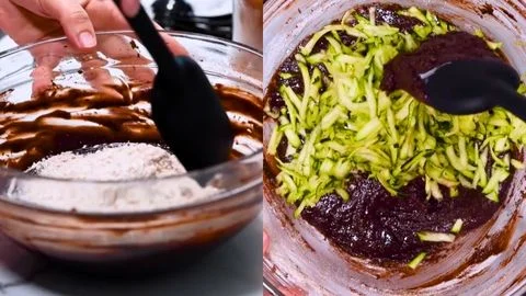 Add Flour & Squeeze and Add Zucchini