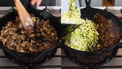 Deglaze with Marsala & Add the Vegetables