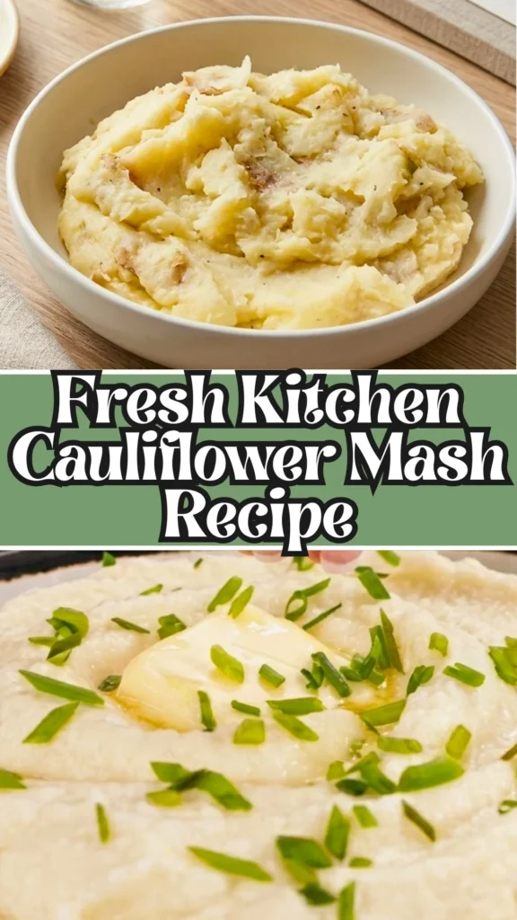 Enjoy this Fresh Kitchen Cauliflower Mash