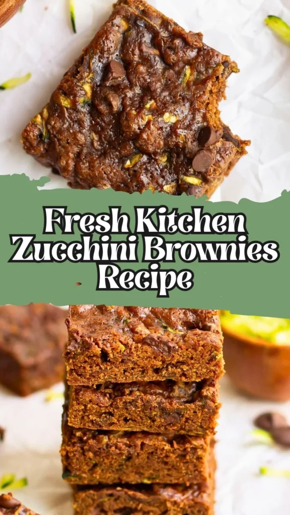 How to make Fresh Kitchen Zucchini Brownies