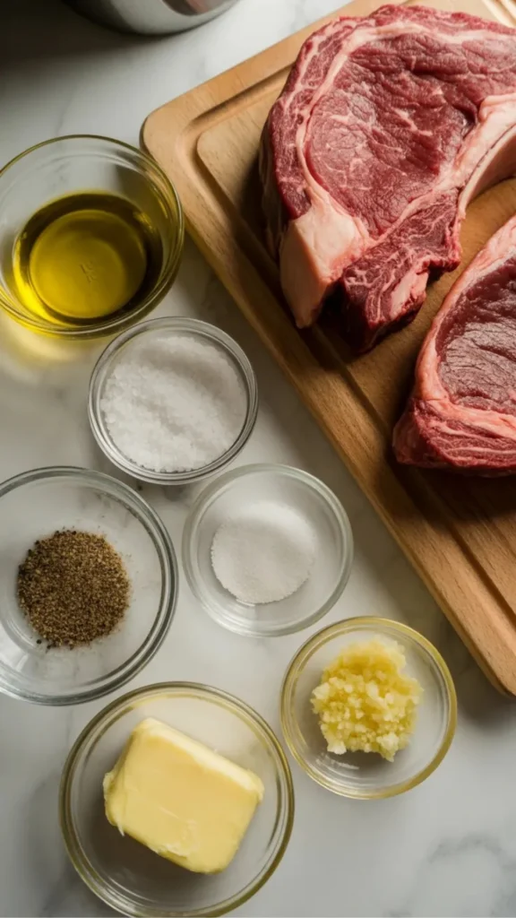 Ingredients for Fresh Kitchen Steak