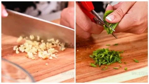 Sauté the garlic