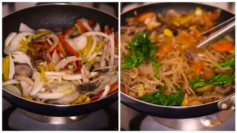 Serve and garnish