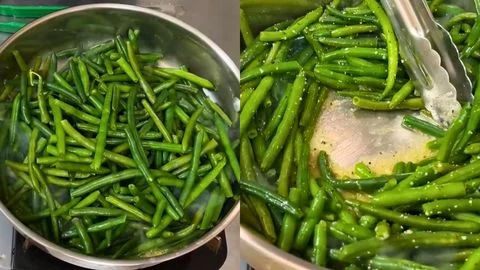 Add the Green Beans and Season & Sauté and Develop the Crust