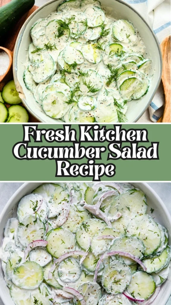 Copycat Fresh Kitchen Cucumber Salad Recipe