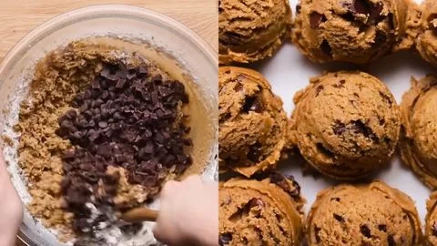 Fold in the chocolate & Chill the dough