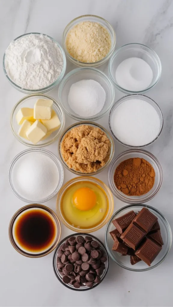 Fresh Kitchen Chocolate Chip Cookie Ingredients