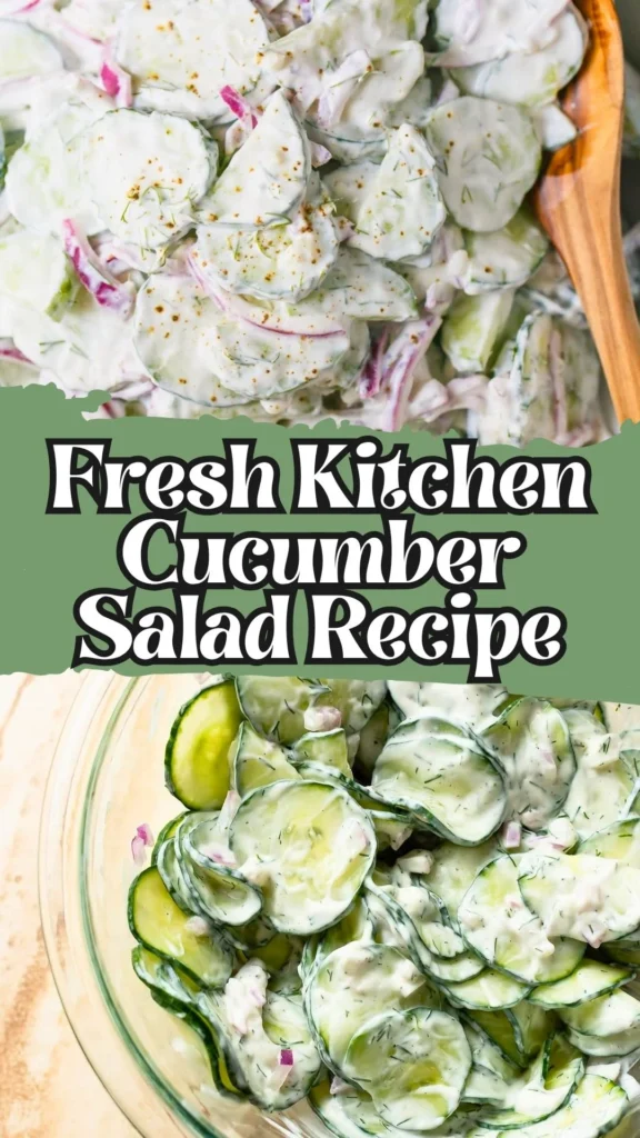 Homemade Fresh Kitchen Cucumber Salad