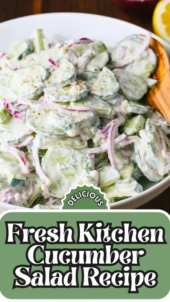 How to make Fresh Kitchen Cucumber Salad