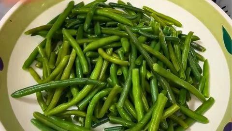 Rinse the Green Beans