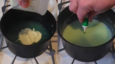 Add the Cream Cheese & Adjust the Color