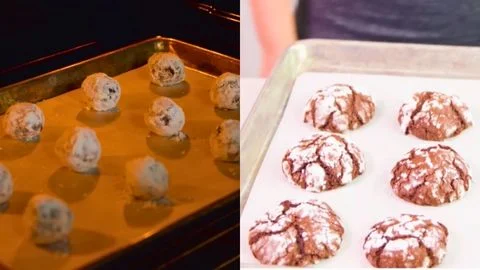 Bake the Cookies & Add the Chocolate Kisses
