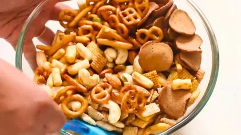 Coat the Snack Mix