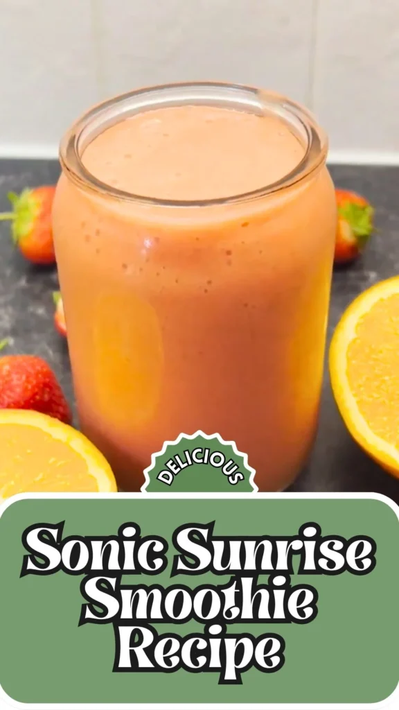 Copycat Sonic Sunrise Smoothie Recipe