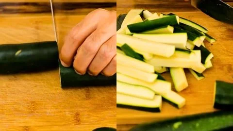 Cut the Zucchini into Fries