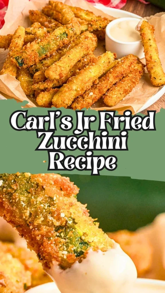 Homemade Carl’s Jr Fried Zucchini