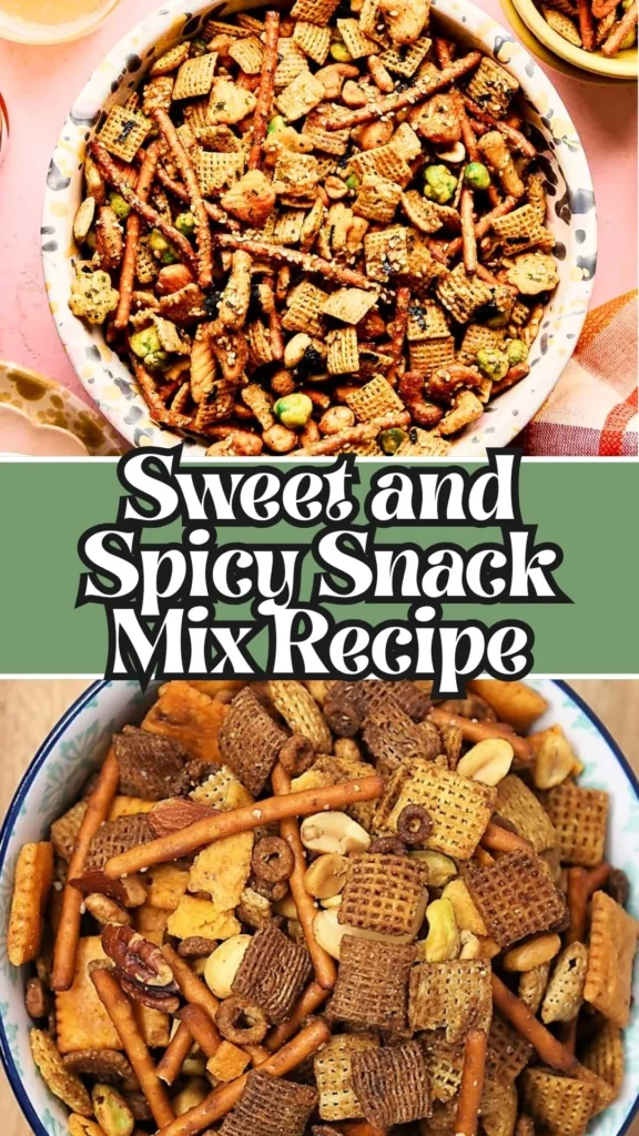 Homemade Sweet and Spicy Snack Mix