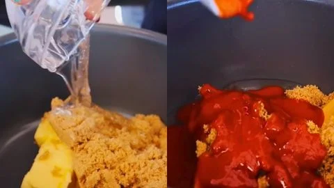 Make the Sweet and Spicy Caramel Sauce