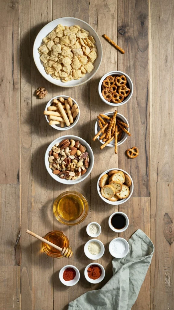 Sweet Spicy Chex Mix Ingredients